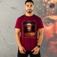 CAR DUŠAN - Premijum muška majica bordo