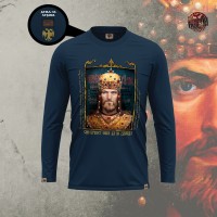 CAR DUŠAN - Muška majica dug rukav tamno siva CAR DUŠAN - Muška majica dug rukav tamno siva