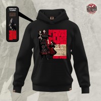 MAJKA SRBIJA - duks sa kapuljačom crni