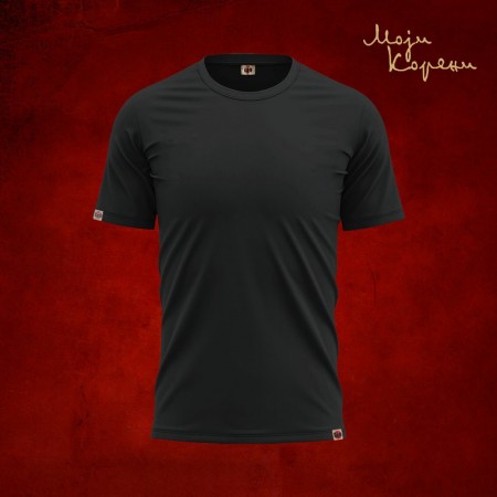 МК класика - Премиjум мушка мајица црна