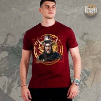 KNEZ LAZAR - Premijum muška majica bordo