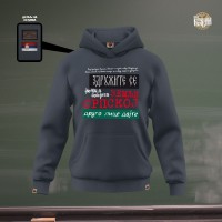 GROMI I POTRESI - duks sa kapuljačom tamno sivi