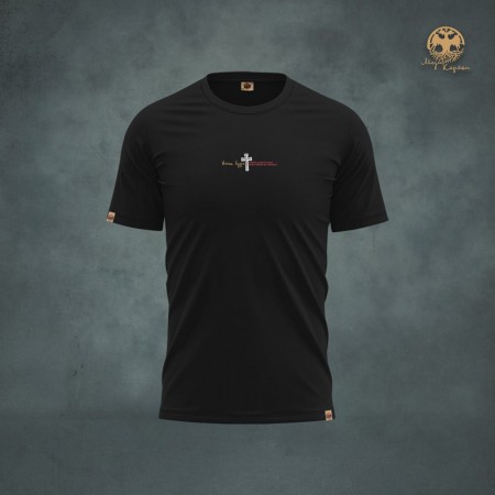 МК слово - Његош - Премиjум мушка мајица - црна