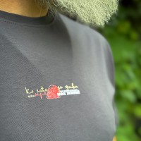 MK slovo - Princip -Premijum muška majica - tamno-siva