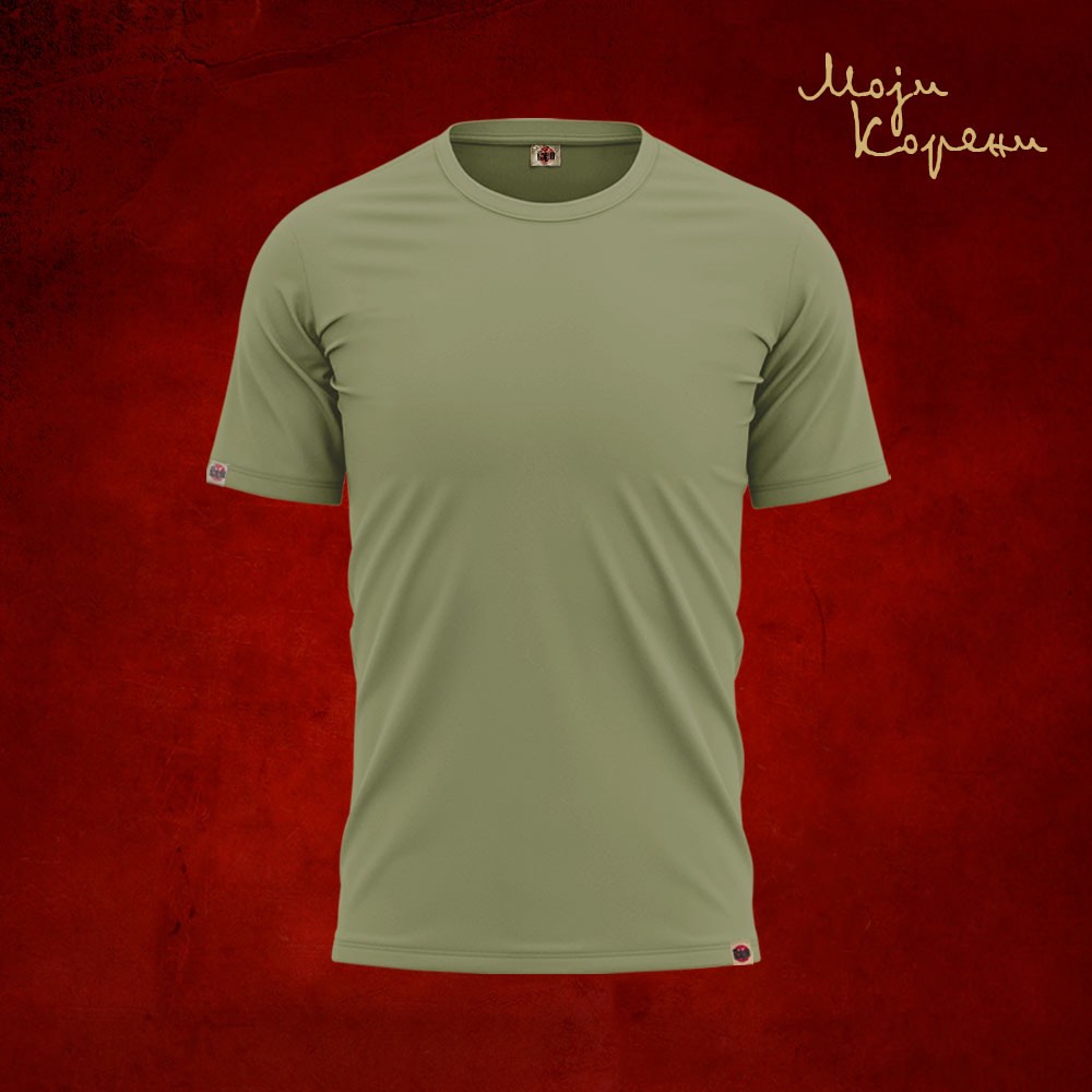 MK klasika - Premijum muška majica oliv