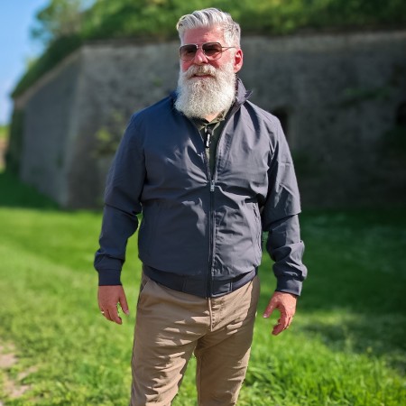 МК јакна Ветрењача - тамно сива